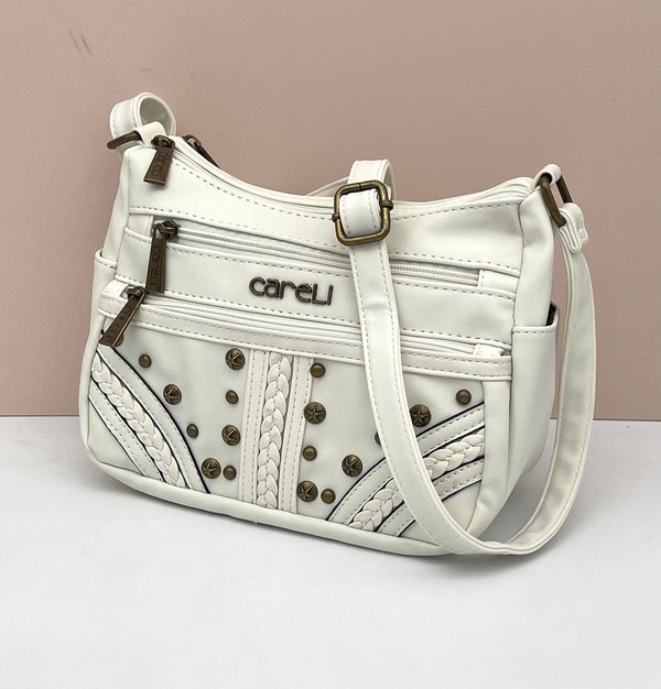 Bolso Careli Champán con Tachuelas