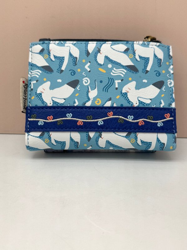 Tarjetero / Monedero Doble Sweet Candy Celeste