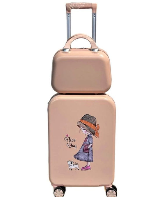 Maleta de Cabina Trolley con Neceser a Juego Equipaje de Mano