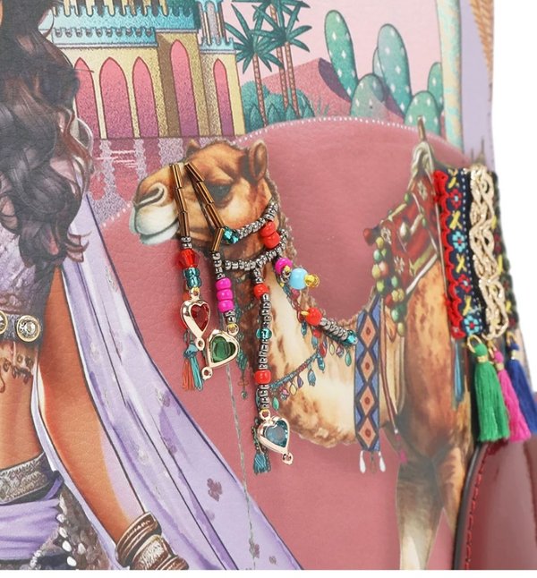 Bolso Satchel (Queen Cleopatra) Nicole Lee