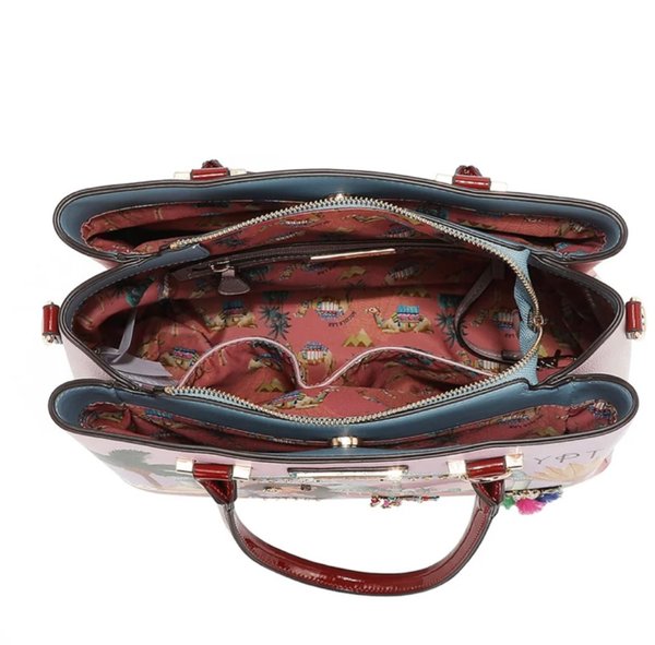 Bolso Satchel (Queen Cleopatra) Nicole Lee