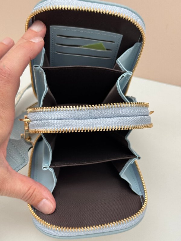 Bolso para Móvil Bicolor Multicompartimentos