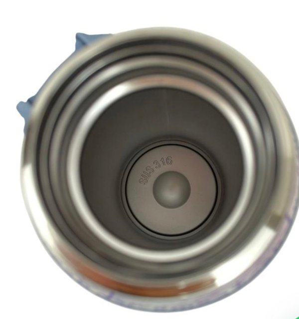 Termo Grande con Taza Sweet Candy Celeste