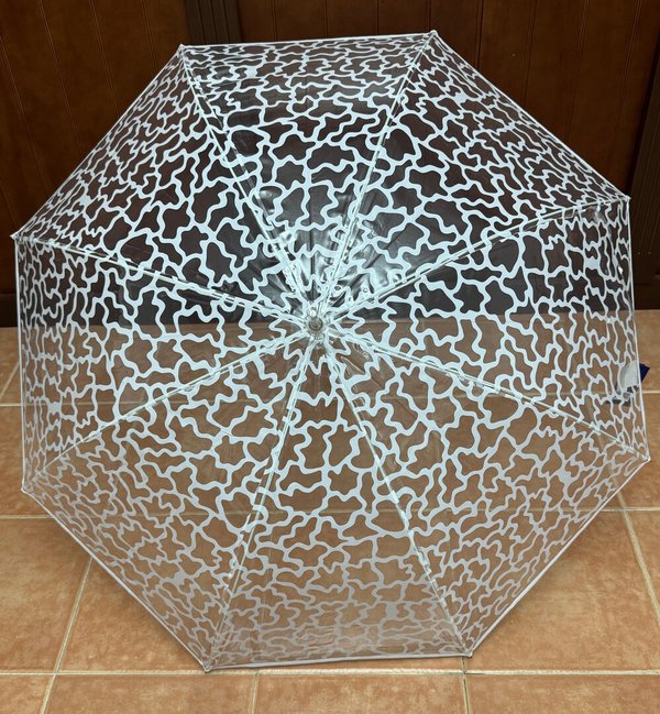 Paraguas Grande Inspiración Osito Tous blanco