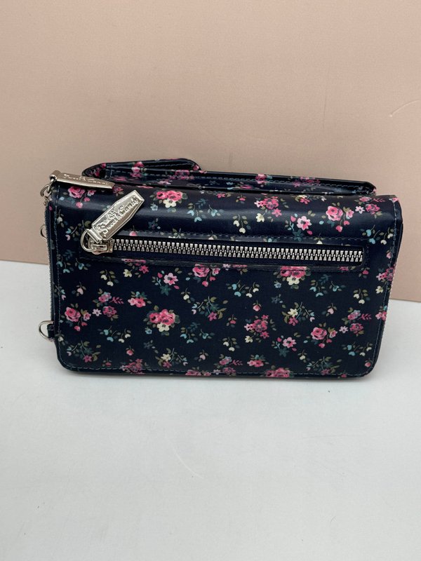Bolso Cuelga Móvil Impermeable Sweet Candy Estampado Floral (Tonos Azules Oscuros)