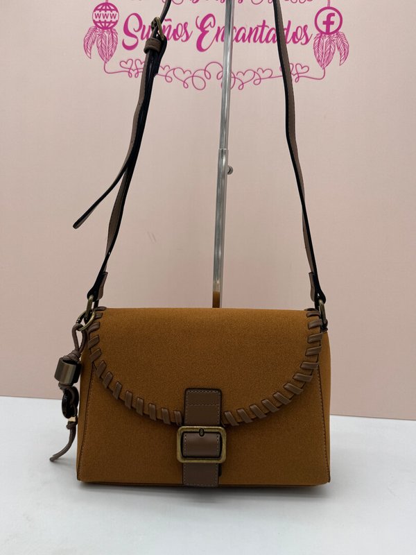 Bolso Bandolera Efecto Ante – Estilo, Comodidad y Tendencia