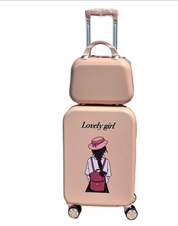 Maleta de Cabina Trolley de Viaje con Neceser a Juego Equipaje de Mano