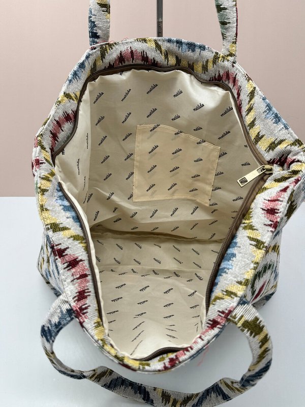 Bolsa Totebag Grande Print Gotas La Matilda