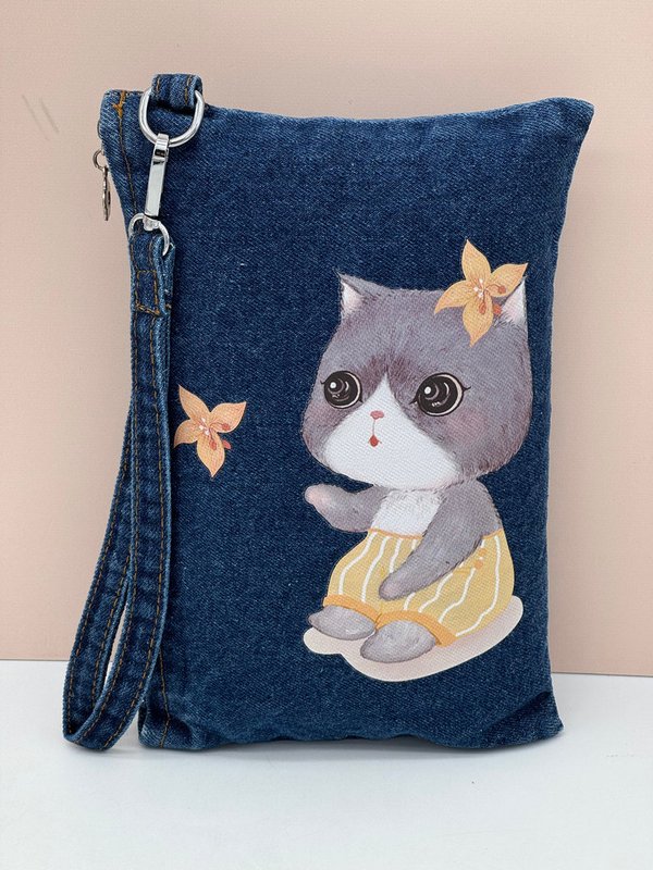 Bolsito de Mano Vaquero Gatito