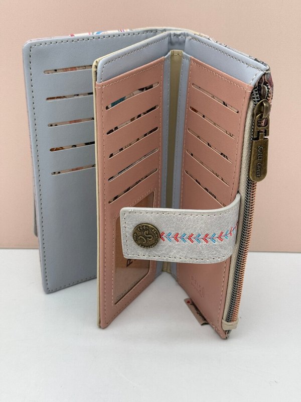 Cartera / Billetera con Tarjetero Extraíble Grande Alejandra