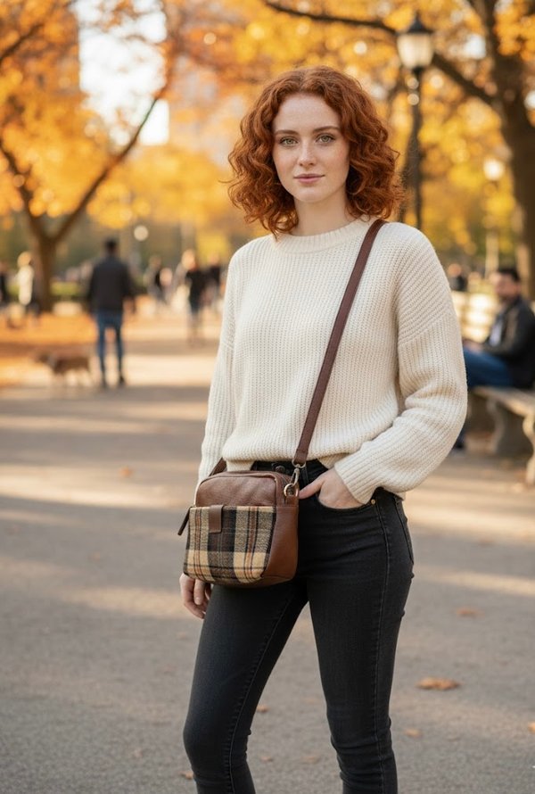 Bolso Bandolera Cuadros