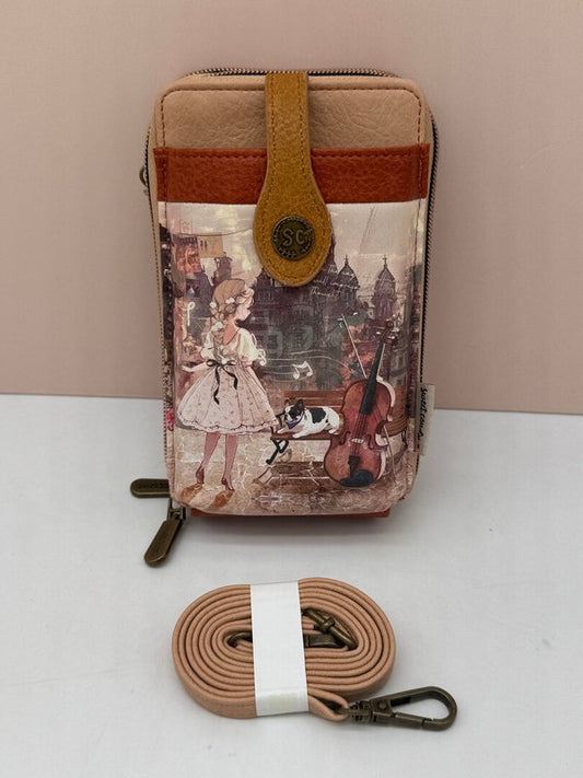 Bolso Cuelga Móvil Sweet Candy Marrón