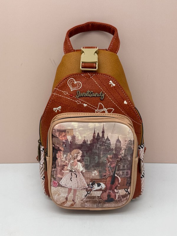 Mochila Antirrobo Sweet Candy Marrón