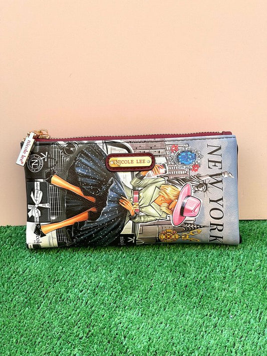 Cartera Plegable de 2 Piezas (Bloqueo RFID) Nicole Lee