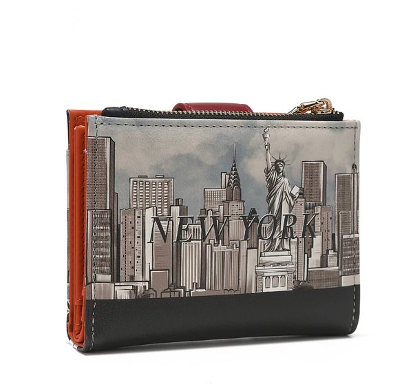 Cartera Doble Compacta de Moda con Bloqueo RFID Nicole Lee