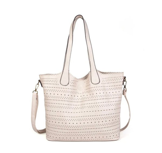 Bolso Canguro Color Crema