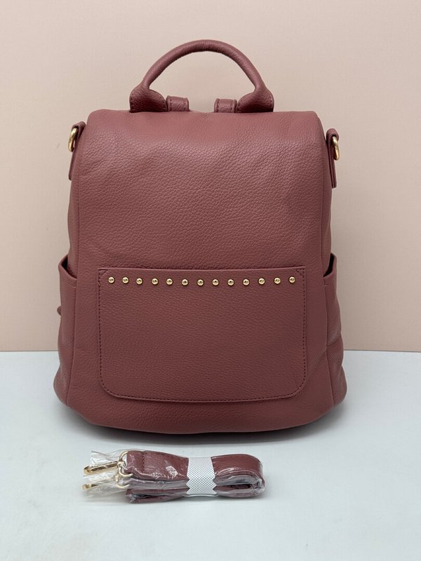 Mochila Nylon con Bolsillos Pink