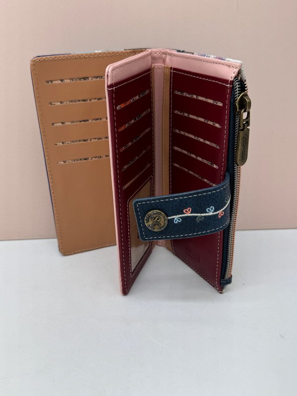 Cartera Tarjetero Extraible Sweet Candy Azul