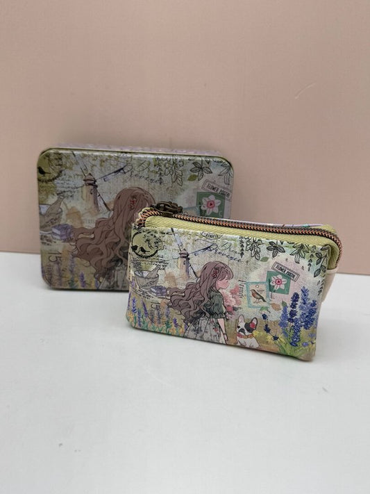 Monedero Triple con Caja de Lata Sweet Candy Beth