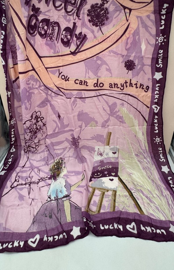 Pañuelo Sweet Candy Lila.