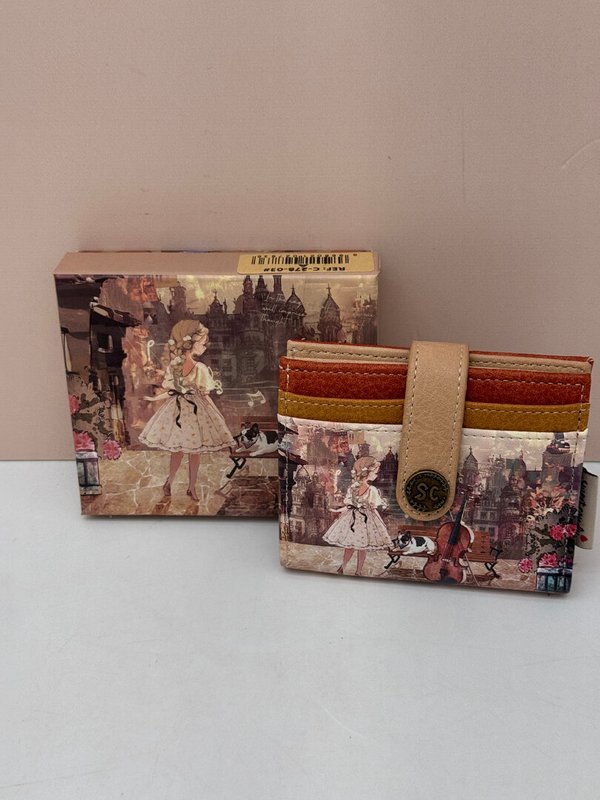 Tarjetero Sweet Candy Marrón