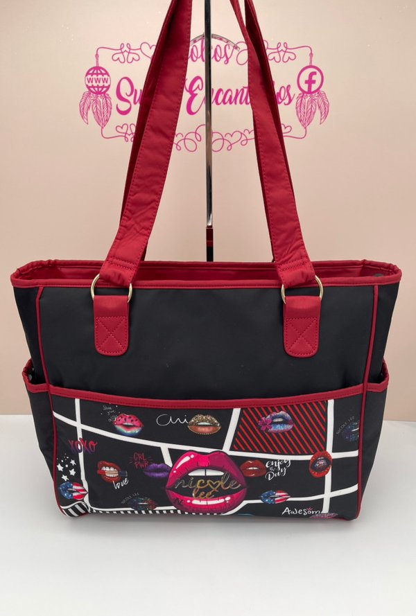 Bolsa de Playa Nicole Lee Mantel y Neceser