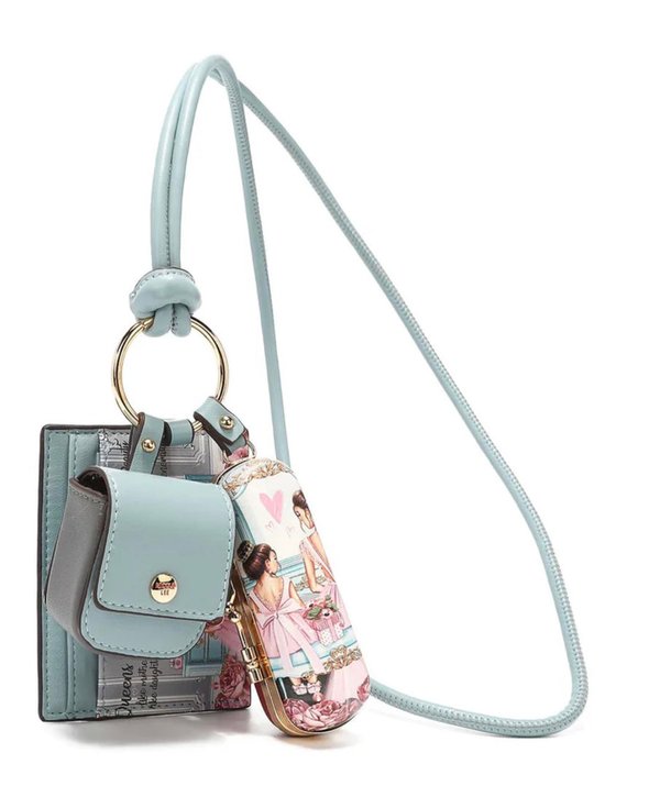 Juego de Accesorios 3 Piezas (Tarjetero, Funda para Auriculares y Estuche Labial) Nicole Lee