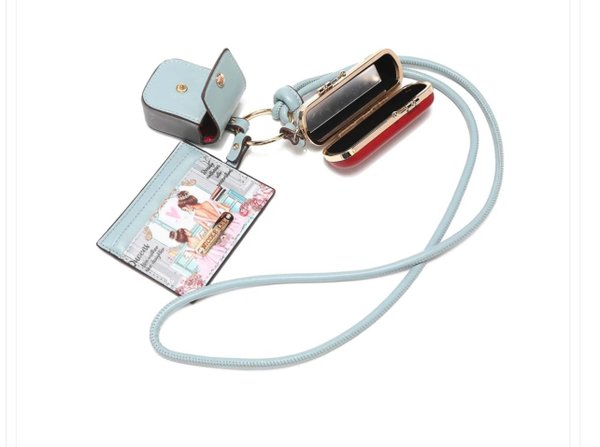 Juego de Accesorios 3 Piezas (Tarjetero, Funda para Auriculares y Estuche Labial) Nicole Lee