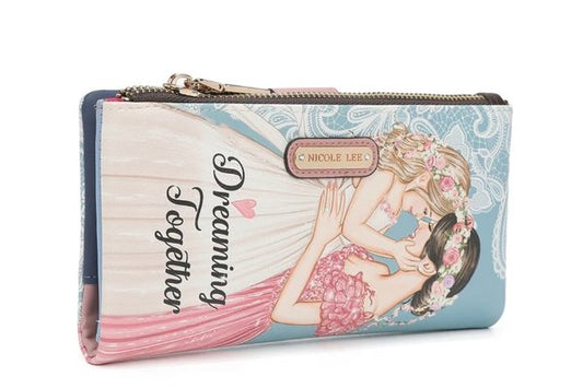 Cartera Plegable de 2 Piezas (Bloqueo RFID) Dreaming Together Nicole Lee