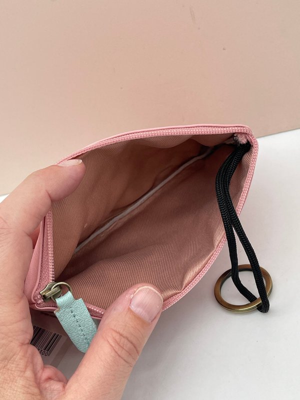 Monedero Rosa Dos Cremalleras Privata