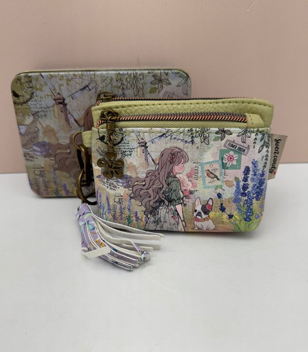 Monedero Tres Cremalleras con Caja de Lata Sweet Candy Beth