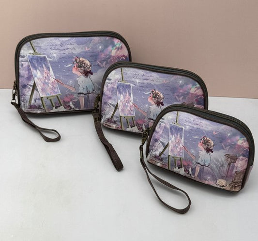 Set de Tres Neceser Sweet Candy Lila