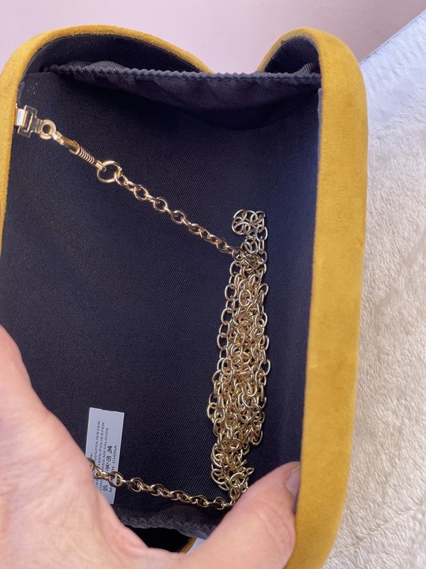 Bolso de Fiesta Mostaza