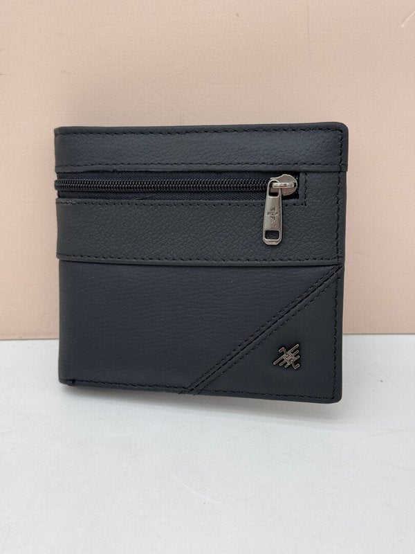 Cartera con Cremallera Negra
