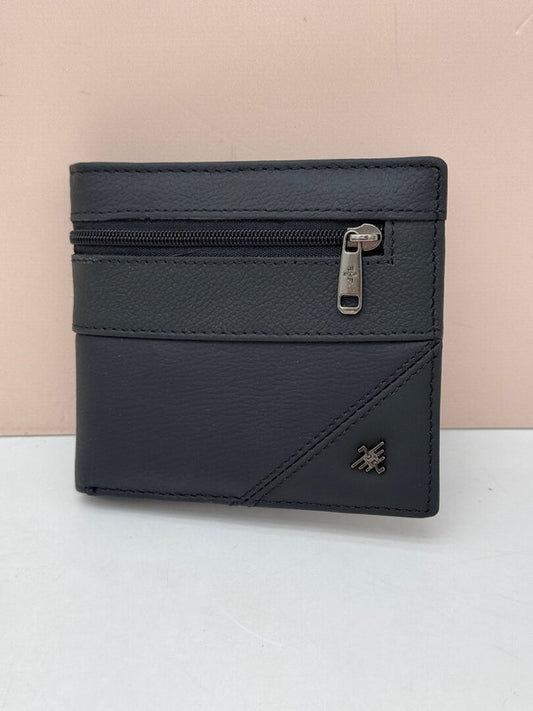 Cartera con Cremallera Negra
