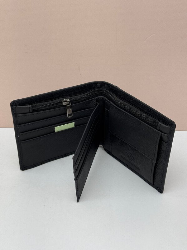Cartera con Cremallera Negra