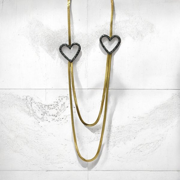 Colgante Doble Corazón