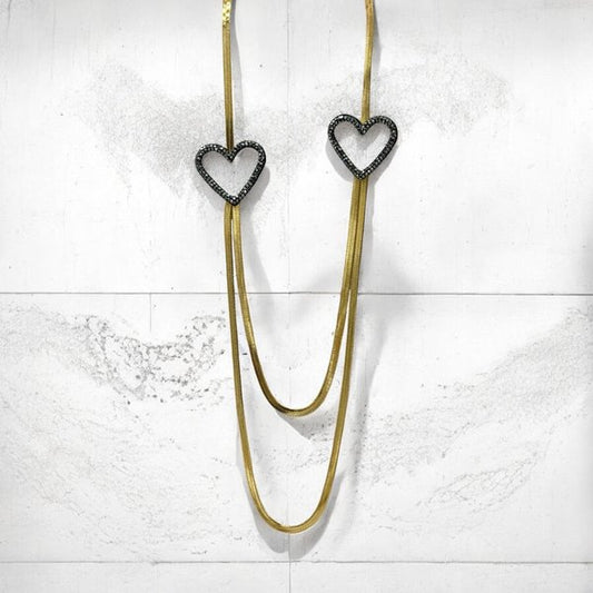 Colgante Doble Corazón