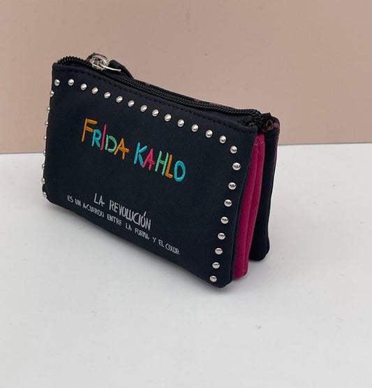 Monedero Graffiti Tres Cremalleras (Letras Bordadas)