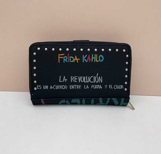 Cartera Frida Kahlo Graffiti (Letras Bordadas)