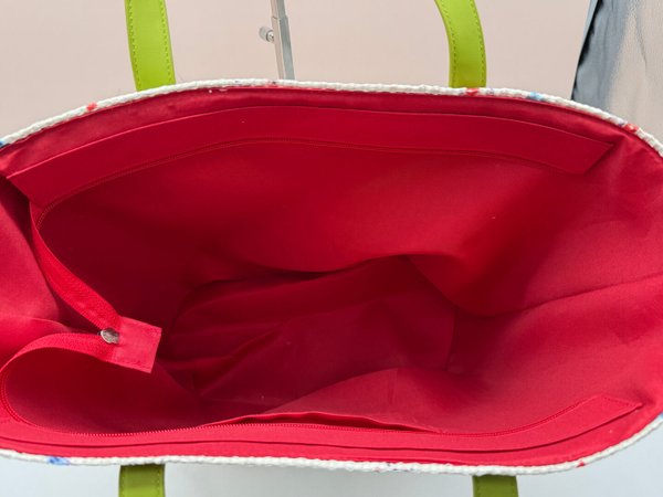 Cesta Punto de Arroz Mafalda Asas Color Negro