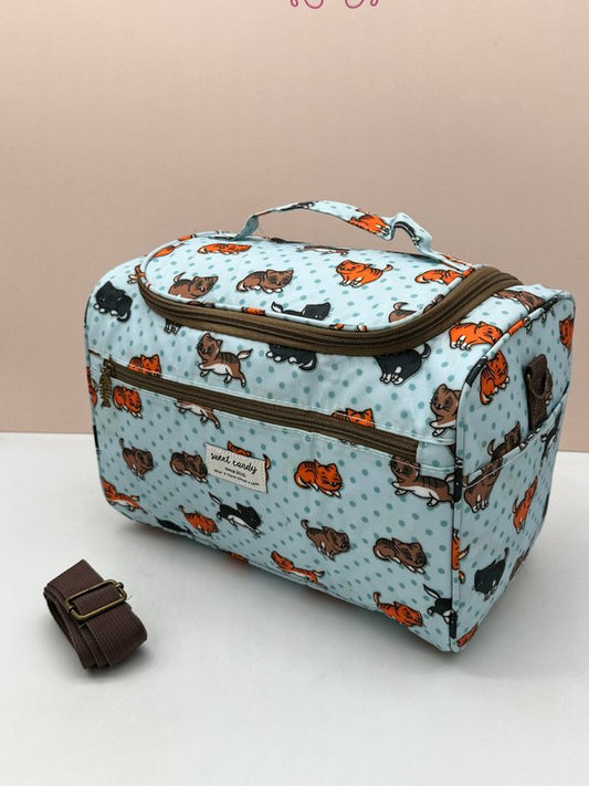 Nevera Térmica Plastificada con Cinta para Carro Colección Gatitos