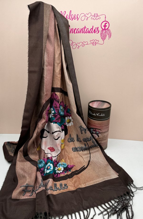 Pañuelo /Bufanda Frida Arbol de la Esperanza