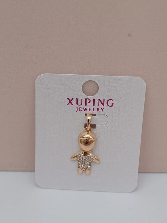 Colgante con Brillantitos Figura Niño