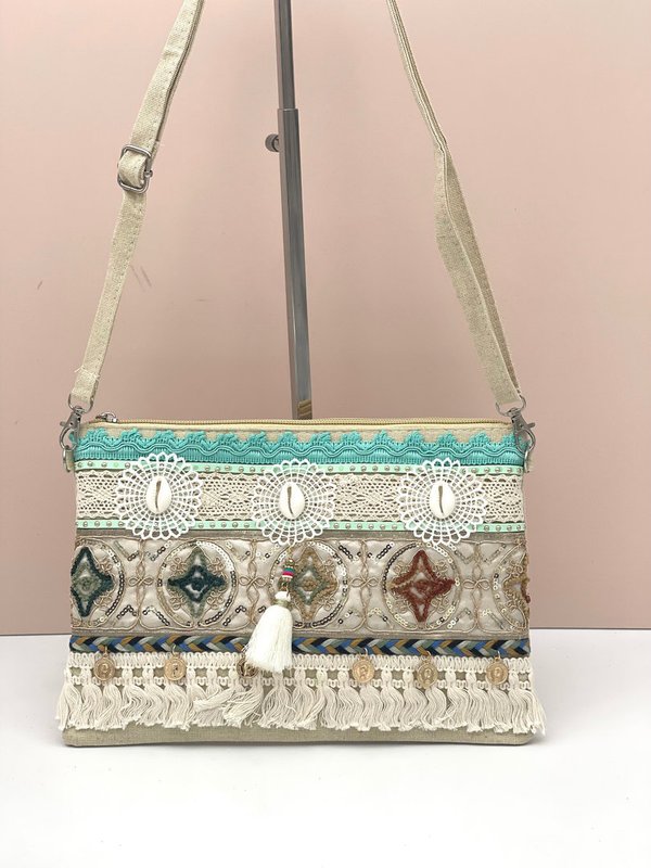 Cartera Árabe Turquesa