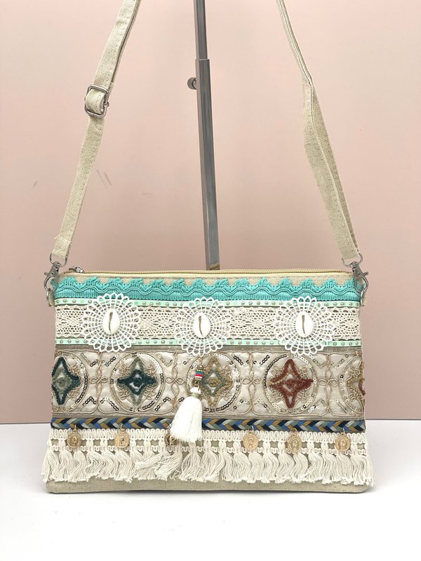 Cartera Árabe Turquesa