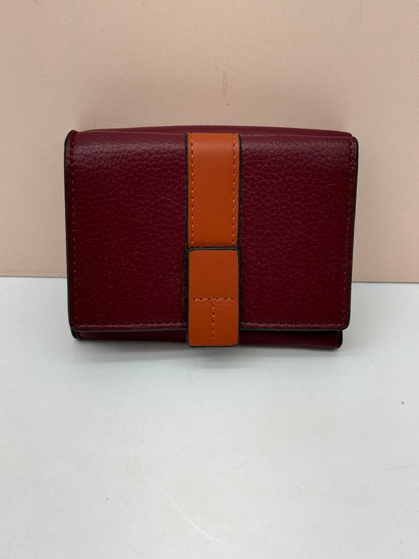 Cartera Granate Cinta Marrón