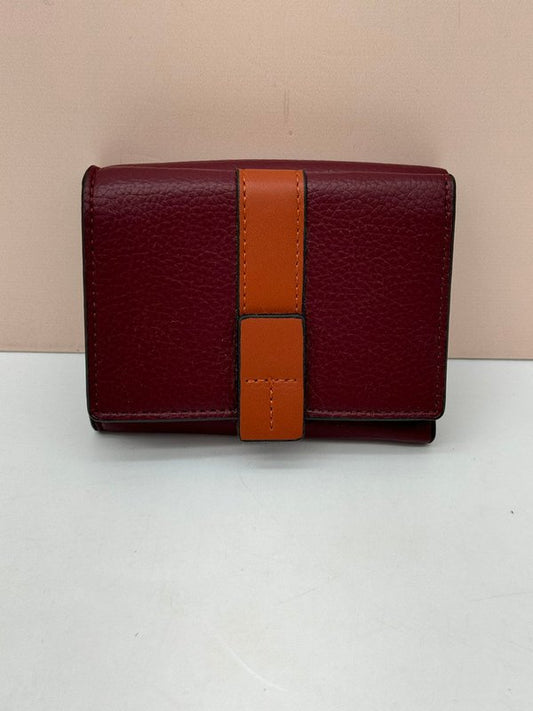Cartera Granate Cinta Marrón