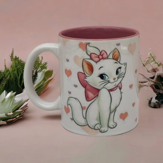 Taza Interior Rosa Gatita