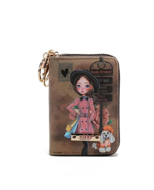 Porta Tarjetas con Cremallera Tipo Acordeón (Emily Goes Paris) Nikky